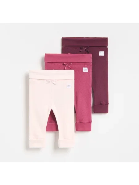 Reserved leggings 3 csomag pasztellpink