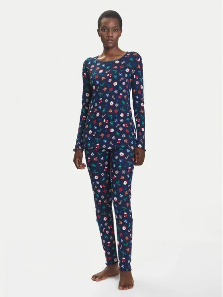 United Colors Of Benetton Pijama Bleumarin bej