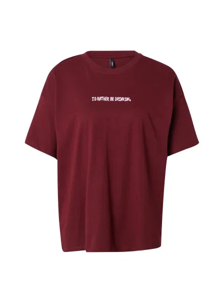 ONLY Tricou roșu vin alb