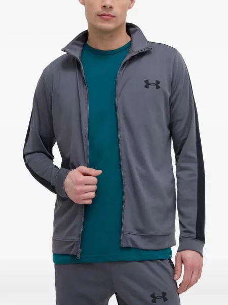 Trening Under Armour cu dungi cu imagine gri