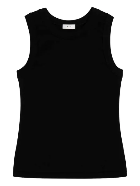 Top A.l.c. fără mâneci negru