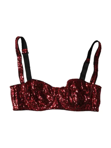 Bikini Dolce And Gabbana z nadrukiem czerwony