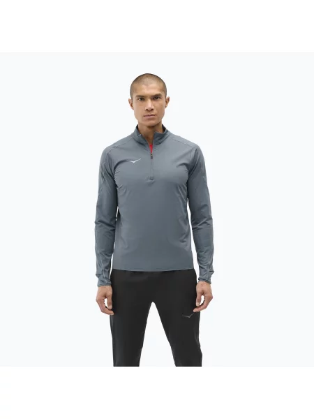 Кофта для бігу HOKA GlideTech Quarter Zip faded navy