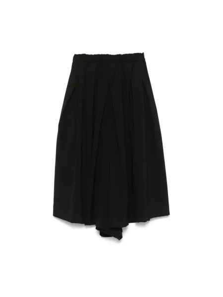 Spodnie Comme Des Garcons wełniane o skróconej długości czarne