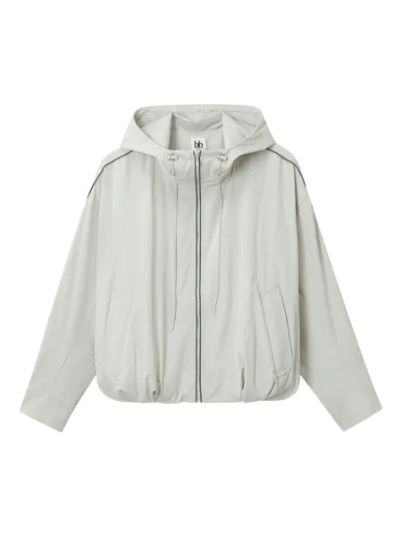 Kurtka B+ab z kapturem szara