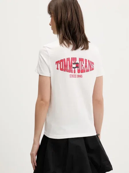 Tommy Jeans t-shirt γυναικείο λευκό