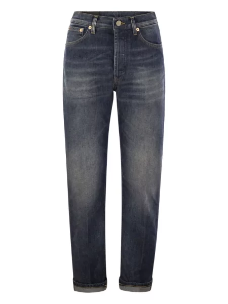 Pantaloni Dondup cu 5 buzunare albastru