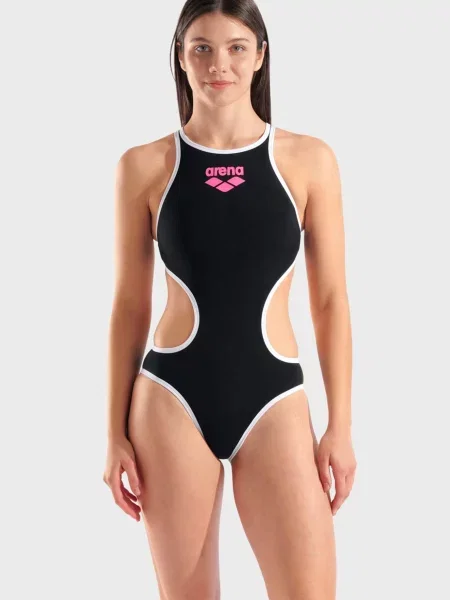 Слитный купальник Arena черный