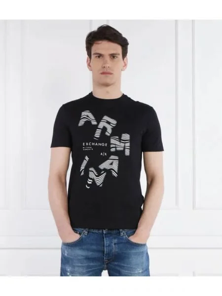 Armani Exchange Tricou negru