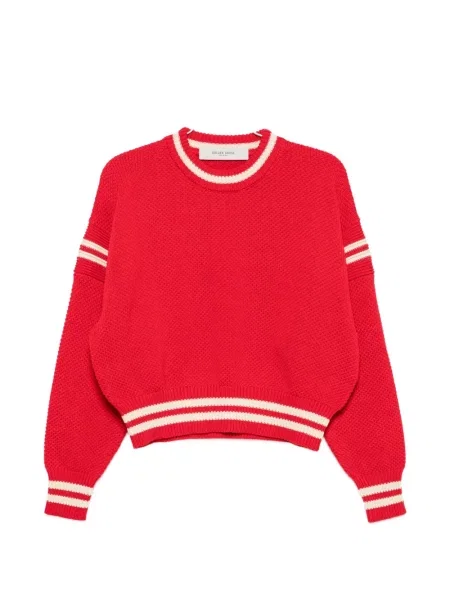 Lung pulover Golden Goose roșu