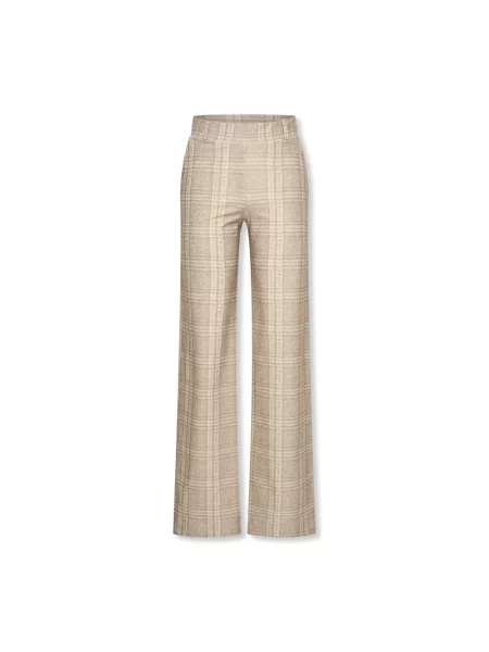 Lniane spodnie Helena Hart beżowe