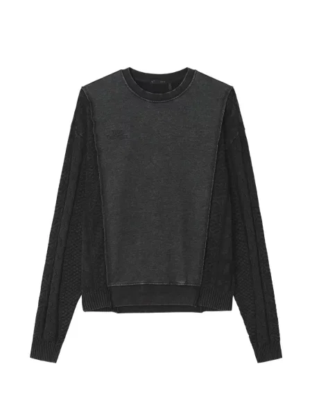 Hanorac Five Cm tricotate negru