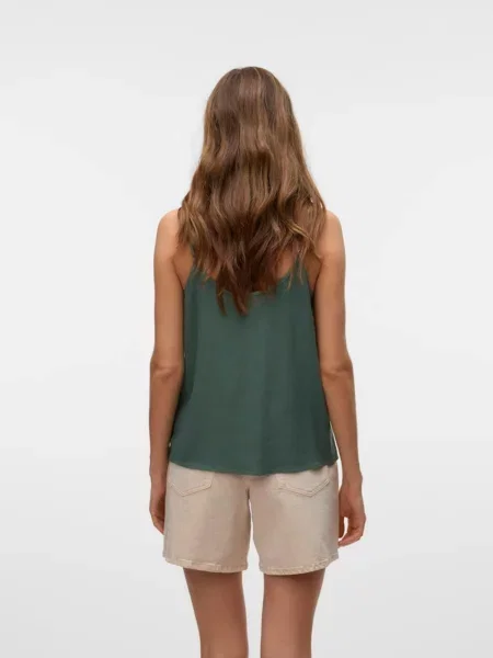 VERO MODA Top VMMYMILO închis verde