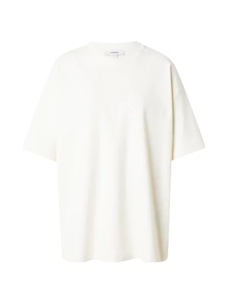 TOPSHOP Tricou supradimensional VICTORIA fildeş