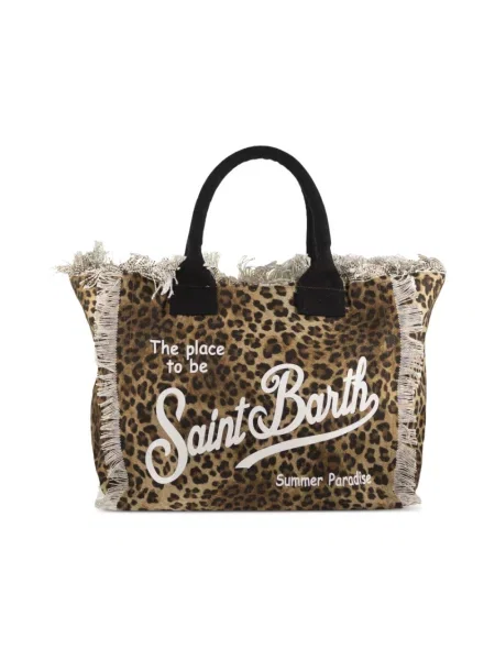 Shopperka Mc2 Saint Barth brązowa