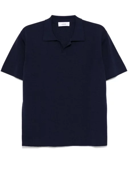 Polo Lardini tricotate albastru