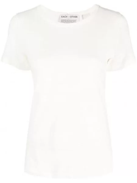 Tricou Each X Other cu decolteu rotund alb