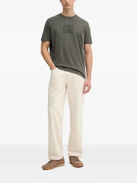 Scurt tricou Armani Exchange cu imagine verde