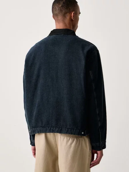 Levi's kurtka damska CASTRO FULL ZIP LINED granatowa