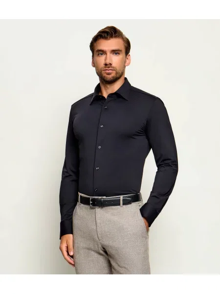 BOSS BLACK Cămașă negru