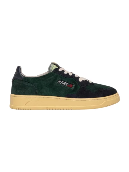 Sneakersy Autry skórzane zielone