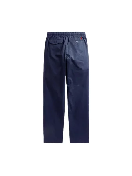 Spodnie Ralph Lauren casual z twillu niebieskie