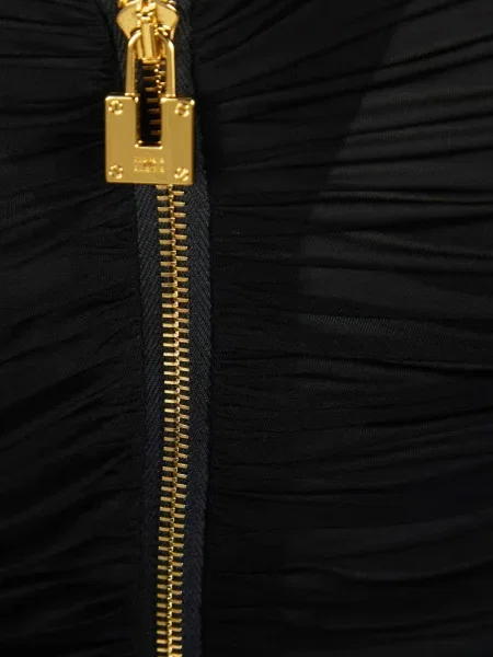 Top Elisabetta Franchi cu un umăr gol negru