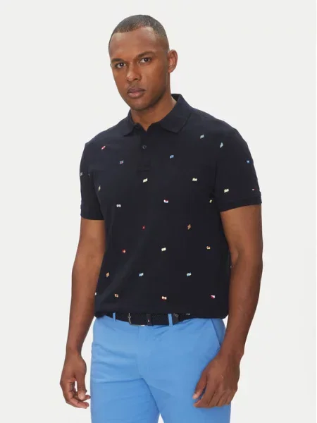 Tommy Hilfiger Polo marškinėliai Critter Tamsiai mėlyna