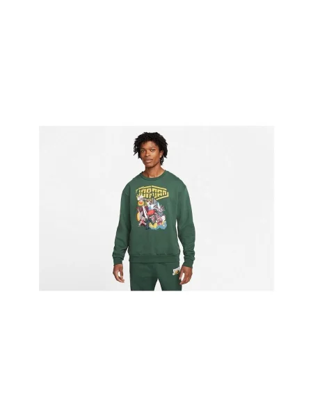 Fleece fleece melegítő felső Nike zöld