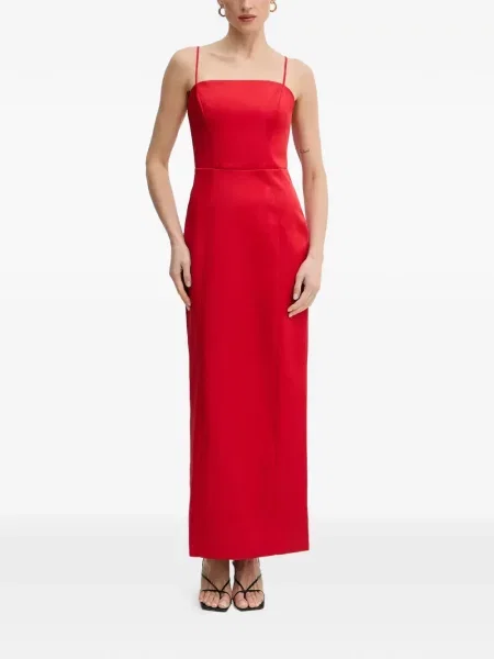 Rochie Bardot de costum roșu