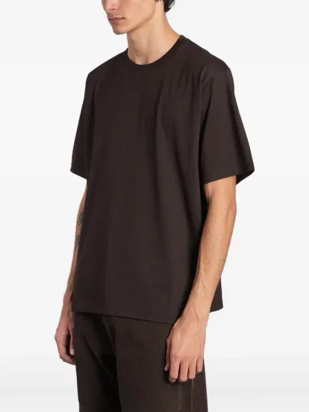 Tricou Ssstein cu decolteu rotund maro
