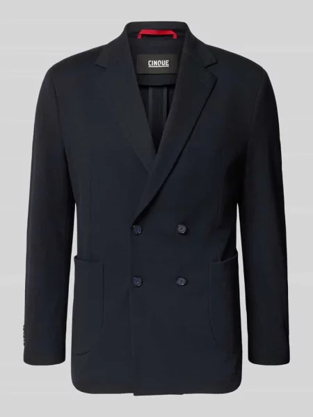 Marynarka o kroju slim fit z kołnierzem z połami model BERTUE' Cinque