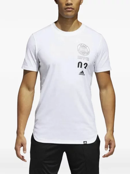 Strečové vícebarevný polotričko Adidas s autogramem šedé