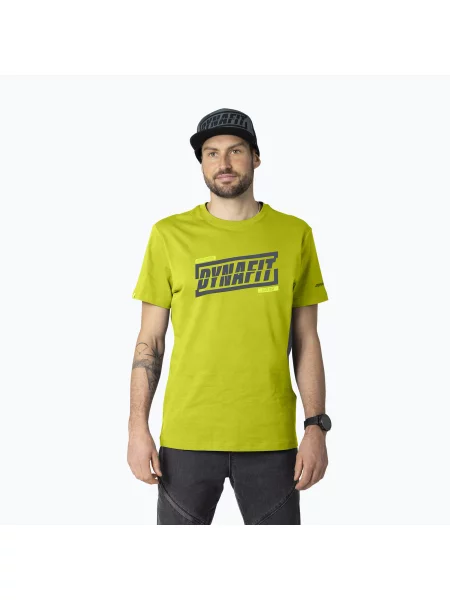 Tricou bărbați DYNAFIT Graphic CO golden lime/tabloid auriu