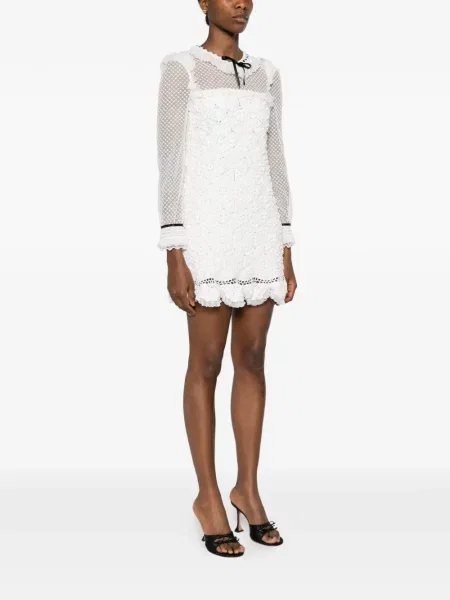 Rochie mini Roberto Cavalli alb