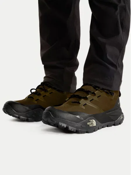The North Face Trekingová obuv Offtrail Hike Mid Gore-Tex Tmavo zelená