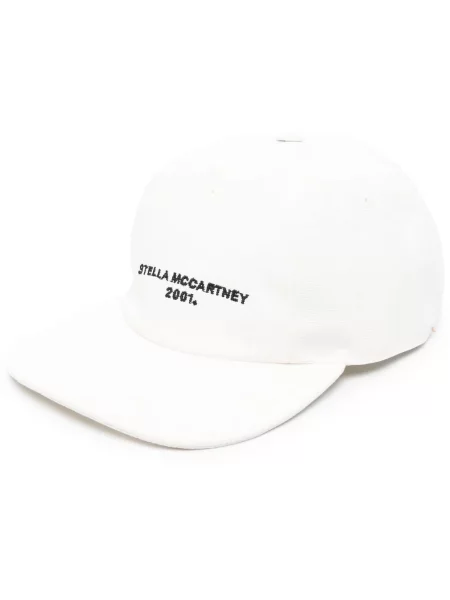 Șapcă Stella Mccartney cu broderie alb