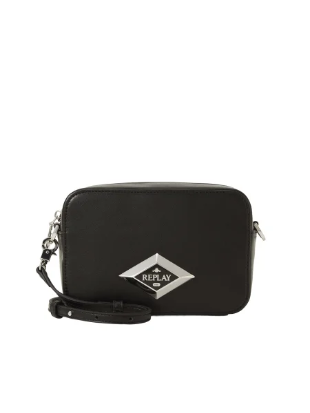 REPLAY Torba za čez ramo črna