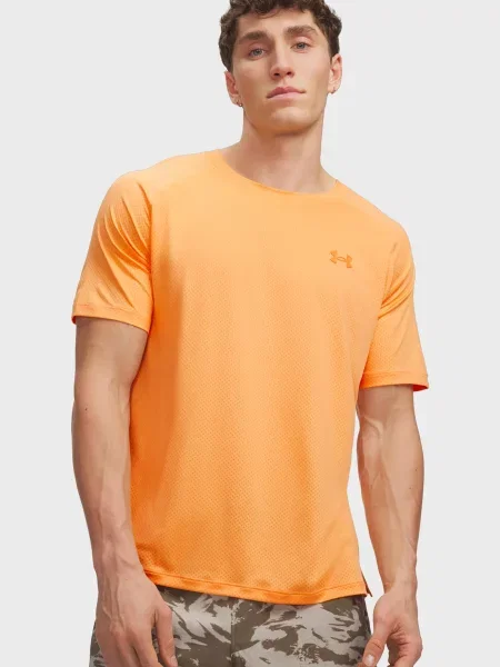Футболка Under Armour для бігу помаранчева