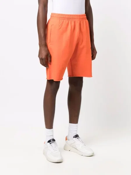 Pantaloni scurți Off-white cu imagine alb