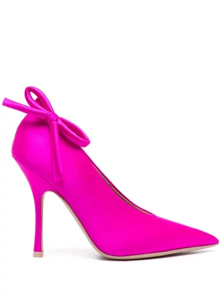 Pantofi cu toc Valentino Garavani din satin roz