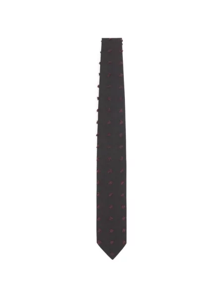 Cravată Lanvin cu buline negru