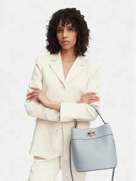 Furla Дамска чанта Amelia M Bucket CN сив