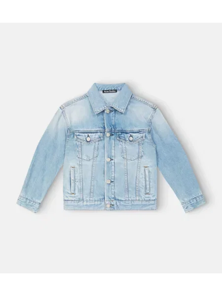 Džinsinė striukė Acne Studios mėlyna