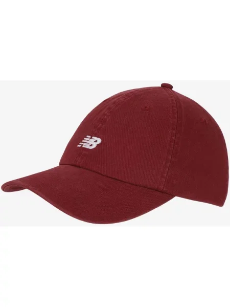 Czapka New Balance 6 Panel Classic Hat V bordowa czerwona