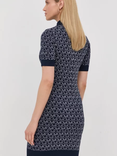 MICHAEL Michael Kors rochie albastru marin mini mulata