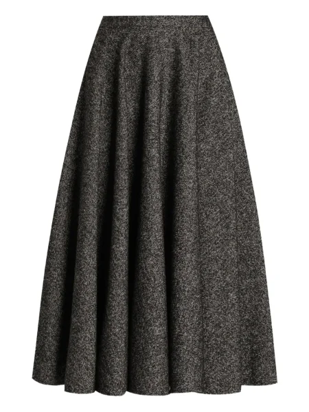 Fustă midi Dolce & Gabbana până la genunchi negru