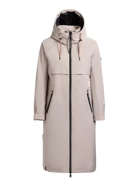 Khujo Prehoden plašč svetlo rjava