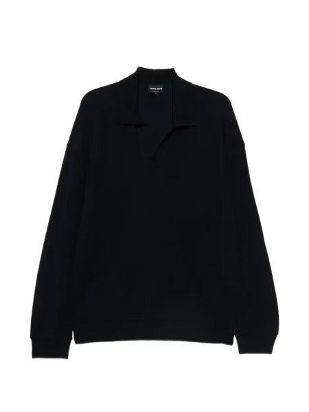 Lung pulover Giorgio Armani albastru