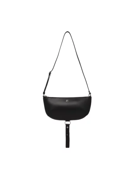 Torebka Courreges z logo czarna